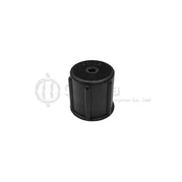 50279 - Black Plastic(3/4"-18) Cap w/ Hole&EPDM Disc