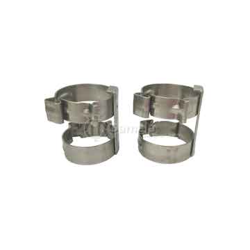 58324-8 - Reusable Hose Clamp Holder for hose 8", Double type, Metal, fit Pipe Fitting DA/DB/DC/DD (Heavy Duty use)