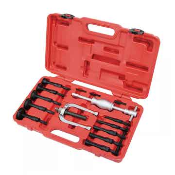 59433A - Blind Hole Bearing Puller and Slide Hammer Set (16 pcs)