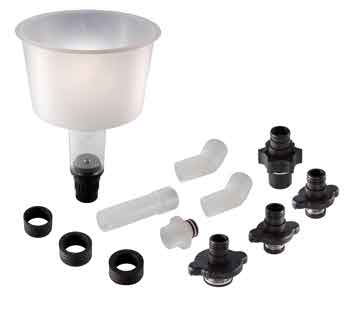59469 - COOLANT REFILLING FUNNEL SET WITH EXTENSION PIPES