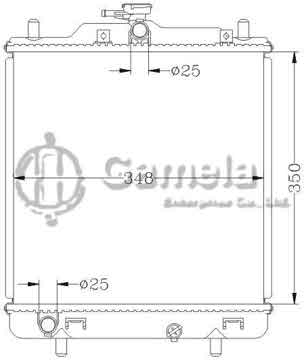 6110002N - Radiator for 長安之星一代 MT