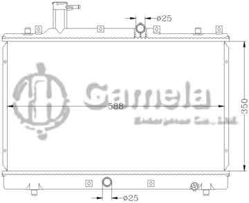 6110007N - Radiator for 哈飛民意 6470U MT