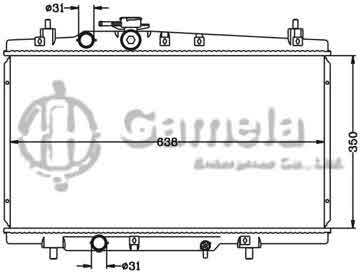 6110013N - Radiator for JIYOUJIAN (吉利自由艦) MT