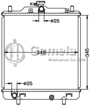 6110016N - Radiator for 長安之星 MT