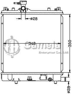 6110022AN - Radiator for 北斗星 MT