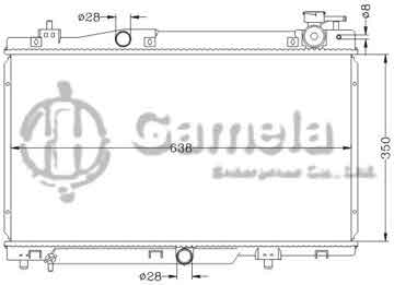 6110025ANA - Radiator for CHERY QQ6 (473發動機) MT OEM: S21-13011110