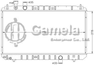 6110031NA - Radiator for 力帆 MT