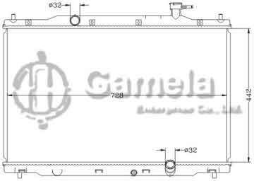 6110035NA - Radiator for 長城哈佛H6 (DIESEL) '2011- MT