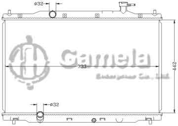 6110039NA - Radiator for 長城哈佛H6 (GAS) '2011- MT