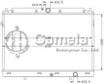 6110044NA - Radiator for 五菱榮光 '2012 MT