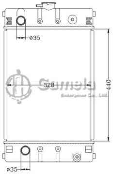 6110046NA - Radiator for MT