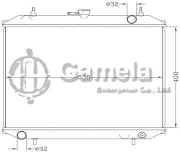 6110049NA - Radiator for 長城賽鈴 MT