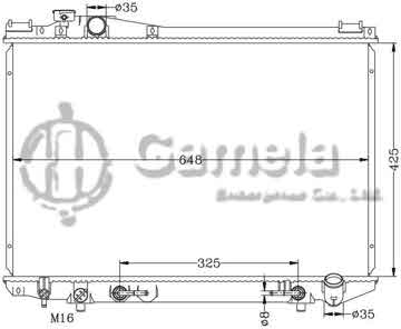 6112067N - Radiator for TOYOTA CROWN '92-96 JZS133 AT OEM: 16400-46160