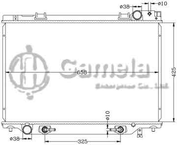 6112091N - Radiator for TOYOTA PREVIA '90-94 TCR10 AT OEM: 16400-76061/76081 DPI: 1155