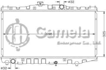 6112098N - Radiator for TOYOTA COROLLA '84-89 AT150 MT OEM: 16400-15190