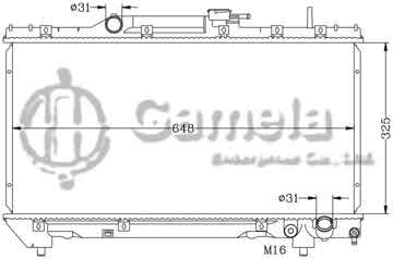 6112110N - Radiator for TOYOTA CARINA '92-94 ST191 MT OEM: 16400-03090/74840