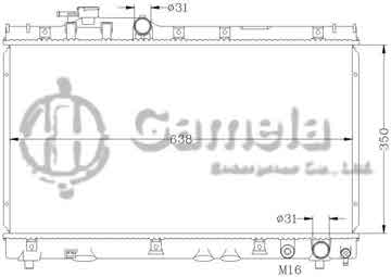 6112118N - Radiator for TOYOTA CELICA/CARINA '94-97 ST200 MT OEM: 16400-7A060/7A080