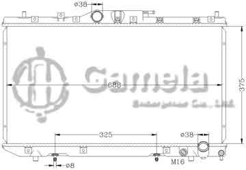 6112133N - Radiator for TOYOTA AVENSIS '97 AT