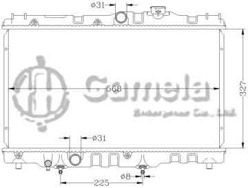 6112143N - Radiator for TOYOTA CARINA/COROLLA '87-92 EE90 AT