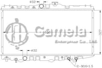 6112148N - Radiator for TOYOTA CORONA '88-92 AT170 MT TOYOTA COROLLA '88-92 AE92 MT OEM: 16400-11191/11200/15310/16290