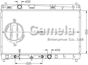 6112183AN - Radiator for TOYOTA YARIS '07 AT OEM: 16400-21260