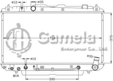 6112213AN - Radiator for TOYOTA RAV4 '03 ACA AT