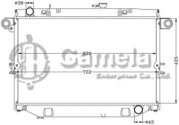 6112268AN - Radiator for TOYOTA LANDCRUISER '01 HDJ101K MT