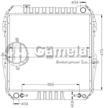 6112345AN - Radiator for TOYOTA VZN10#/11#/13# '89-95 AT