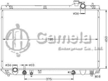 6112378RN - Radiator for TOYOTA LEXUS RX300 '01-04 AT