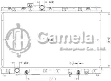 6112439N - Radiator for TOYOTA SXE10 AT