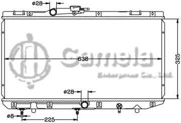 6112512N - Radiator for TOYOTA STARLET '96- AT OEM: 16400-