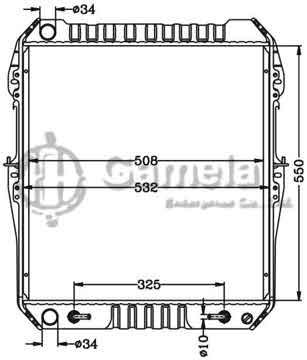 6112515N - Radiator for TOYOTA HILUX KB-LN165 '97-99 AT