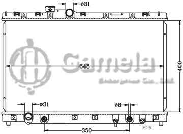 6112517N - Radiator for TOYOTA MARK II E-SX90 '92-96 AT