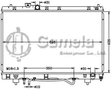 6112533N - Radiator for TOYOTA NADAI SXN10/SXN15 '98-03 AT OEM: 16400-7A610