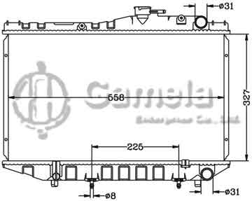 6112547N - Radiator for TOYOTA COROLLA LEVIN '83-87 AT TOYOTA SPIRINTER TRUENO '83-87 AT OEM: 16400-15231 DPI: 747