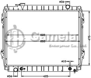 6112559N - Radiator for TOYOTA/LEXUS TACOMA '95-04 AT OEM: 16410-0C022 DPI: 1778