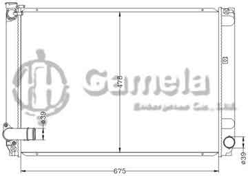 6112610NA - Radiator for TOYOTA SIENNA '07-10 MT