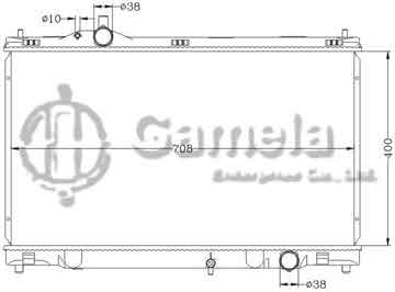 6112660NA - Radiator for TOYOTA LEXUS GS460 '11- MT