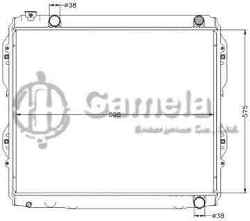 6112666NA - Radiator for TOYOTA TUNDRA 4.7L V8 '00-06 MT