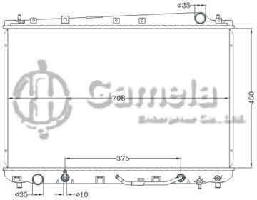 6112719NA - Radiator for TOYOTA AVALON '00-04 AT