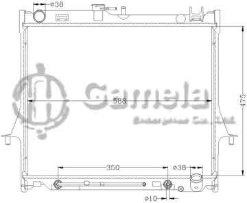 6113003N - Radiator for ISUZU PICKUP DMAX '06 AT