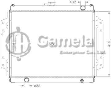 6113005N - Radiator for ISUZU TFR(GAS) MT