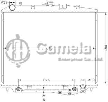 6113015N - Radiator for ISUZU PASSPORT '94-97 AT ISUZU RODE0 '93-97 AT OEM: 8943752755/6 DPI: 2357 2359