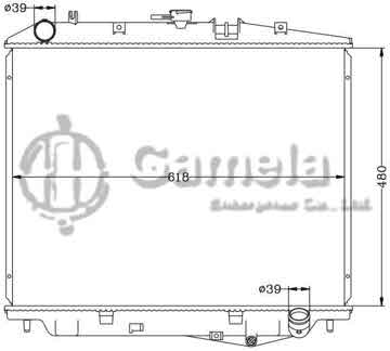 6113016N - Radiator for ISUZU PASSPORT '94-97 MT ISUZU RODEO '93-97 MT