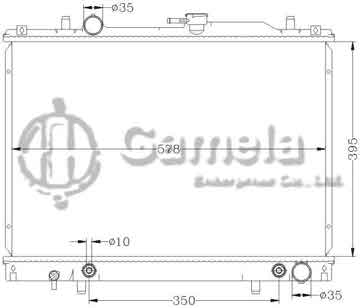 6114013N - Radiator for MITSUBISHI FREECA '97 AT OEM: MR355050