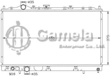 6114026AN - Radiator for MITSUBISHI LANCER '00 MT