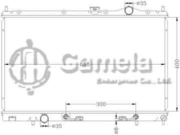 6114033N - Radiator for MITSUBISHI LANCER '01 APM AT