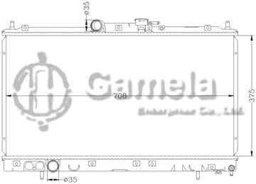 6114054AN - Radiator for MITSUBISHI ZHONGHUA (中華晨陽) MT