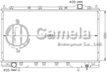 6114076AN - Radiator for MITSUBISHI ECLIPSE '95-99 MT