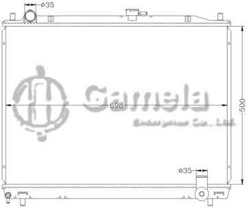 6114090AN - Radiator for MITSUBISHI PAJERO V73 '02- MT